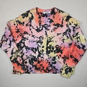 Anthropologie LETLUV Tie-Dye Crewneck Sweatshirt SIZE SMALL 100% Cotton